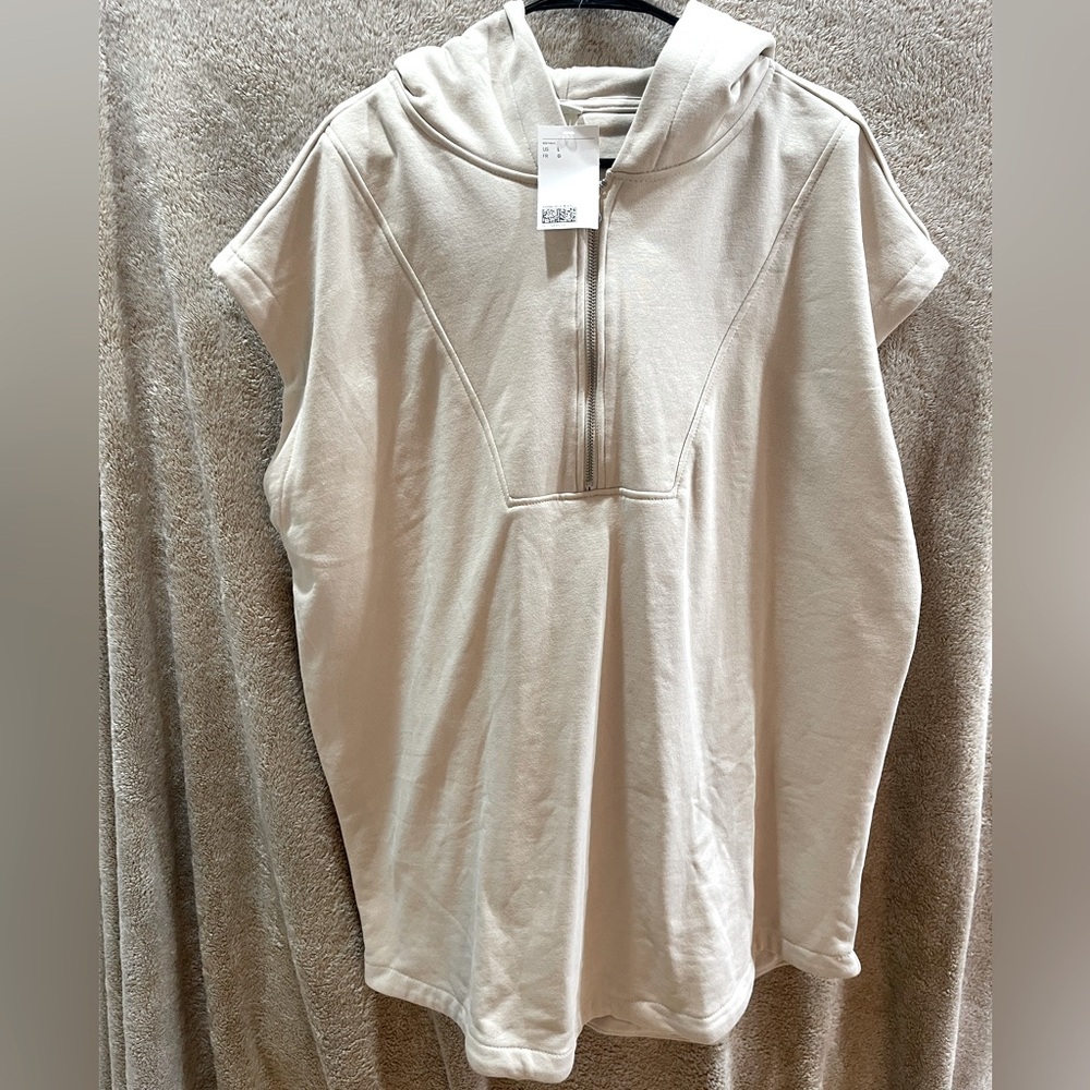 NWT H&M Sleeveless Tunic-Sweatshirt Material